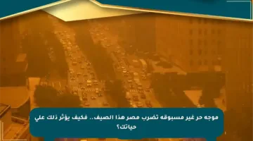 موجة حر غير مسبوقة تضرب مصر هذا الصيف.. فكيف يؤثر ذلك على حياتك؟